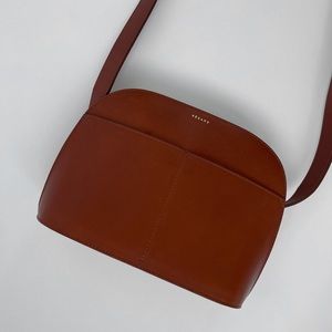 Sézane leather crossbody bag